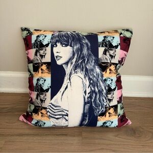 Taylor Swift Decorative Pillow 17.5” x 18”